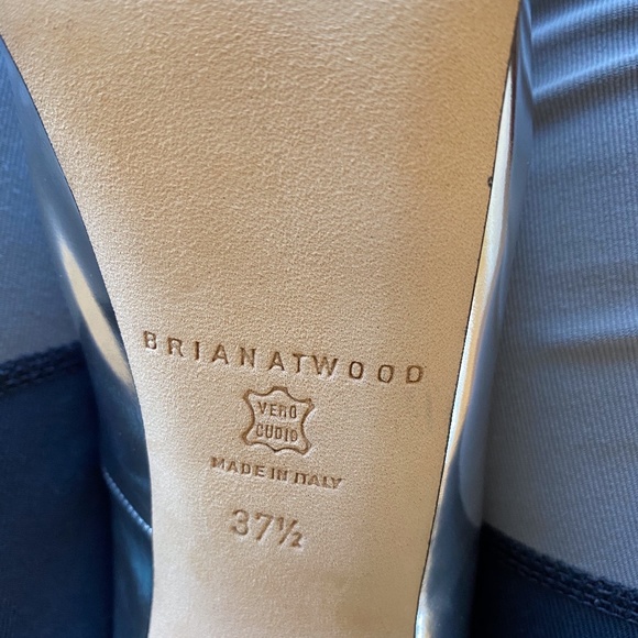Brian Atwood silver stilettos - Picture 5 of 6